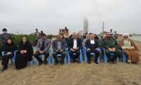 افتتاح طرح مرمت و بهسازی ۹ هکتار آببندان روستای استرآبادمحله قائم‌شهر به مناسبت دهه فجر